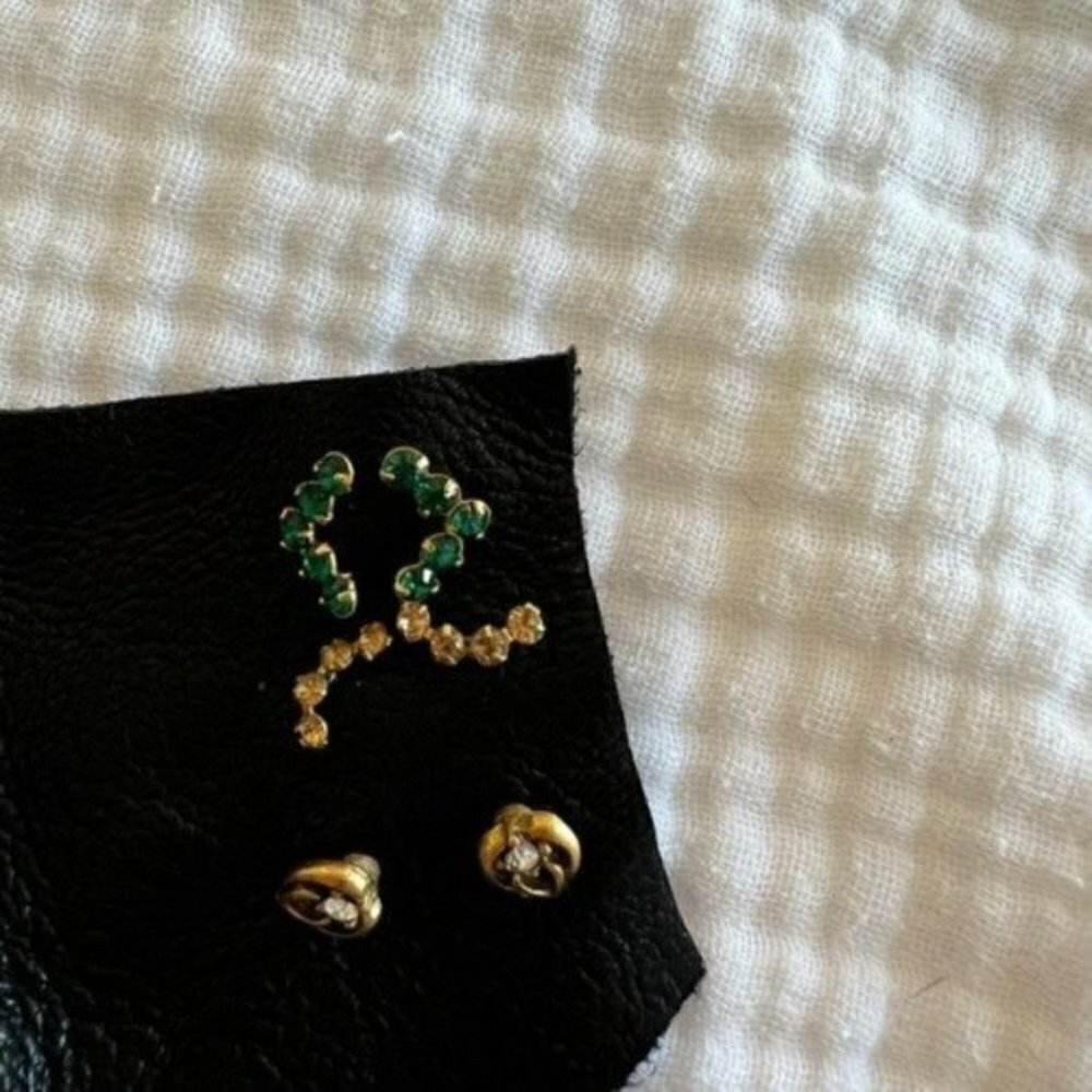 Free People Gold Earring Set - Stud Earrings for Women - Jewelry Set - Teen Girl